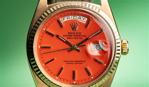 rolex day date red stella|Complete Guide & List of Rolex Stella Dials .